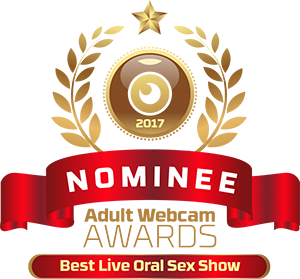Naughty Natali, adult web cam awards 2017 Nominee for best oral sex in a live cam show