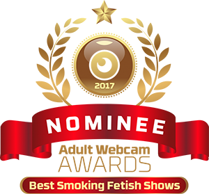Naughty Natali, adult web cam awards 2017 Nominee for best smoking fetish model
